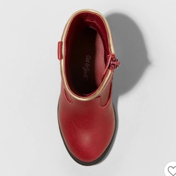 Red with Gold Stars Western Cowboy Cowgirl Boots - Picture 6 of 6